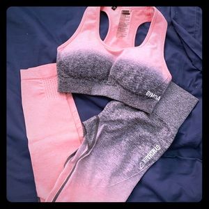 Gymshark ombré seamless set